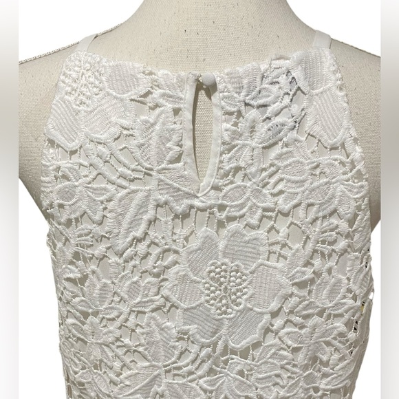 NWT Alfani Sleeveless Lace Tunic Tank Too Size 6 - Picture 6 of 10